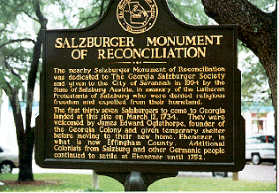 Salzburger Monument Sign